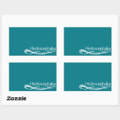 Sticker Rectangulaire Logo de l'association Hydrocéphalie (Feuille)