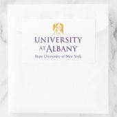 Sticker Rectangulaire Logo de l'Université d'Albany (Sac)