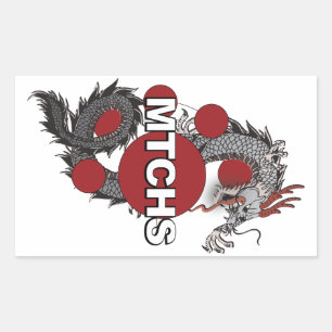 Sticker Rectangulaire Logo de MTCHS Dragon