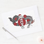 Sticker Rectangulaire Logo de MTCHS Dragon (Enveloppe)