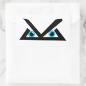 Sticker Rectangulaire Logo de niveau (Sac)