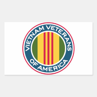 Sticker Rectangulaire Logo des Vétérans d'Amérique du Vietnam