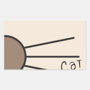 Sticker Rectangulaire Logo des Whiskers CM