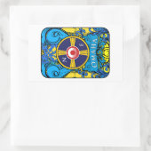 STICKER RECTANGULAIRE LOGO D'OMAHA NEBRASKA (Sac)