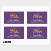 Sticker Rectangulaire Logo du train UAlbany Dane (Feuille)