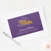 Sticker Rectangulaire Logo du train UAlbany Dane (Enveloppe)
