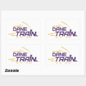 Sticker Rectangulaire Logo du train UAlbany Dane (Feuille)