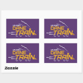 Sticker Rectangulaire Logo du train UAlbany Dane (Feuille)