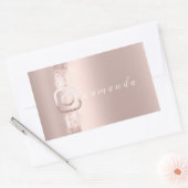 Sticker Rectangulaire Logo Instagra Social Maquillage Simple Moderne (Enveloppe)