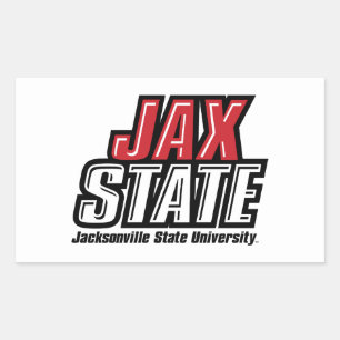 Sticker Rectangulaire Logo JAX STATE de Jacksonville State University