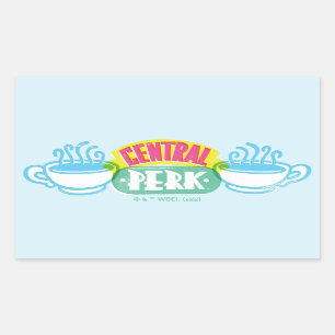 Sticker Rectangulaire Logo Neon Central Perk