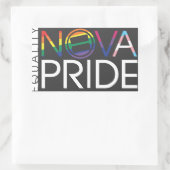 Sticker Rectangulaire Logo NOVA Pride - Rectangle (Sac)
