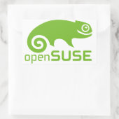 Sticker Rectangulaire Logo openSuzie Linux (Sac)
