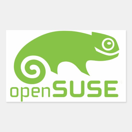 Sticker Rectangulaire Logo openSuzie Linux (Devant)