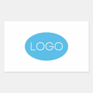Sticker Rectangulaire Logo professionnel personnalisé