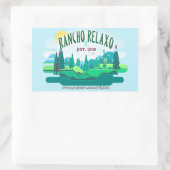 Sticker Rectangulaire Logo Rancho Relaxo Spring (Sac)