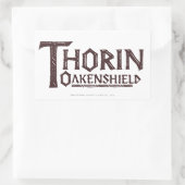 Sticker Rectangulaire Logo THORIN OAKENSHIELD™ Brown (Sac)