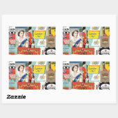 Sticker Rectangulaire Londres (Feuille)