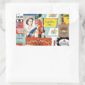 Sticker Rectangulaire Londres (Sac)