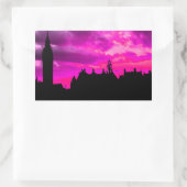 Sticker Rectangulaire Londres City Sunset (Sac)