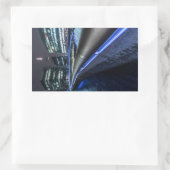 Sticker Rectangulaire Londres la nuit (Sac)