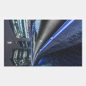 Sticker Rectangulaire Londres la nuit (Devant)