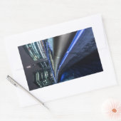 Sticker Rectangulaire Londres la nuit (Enveloppe)
