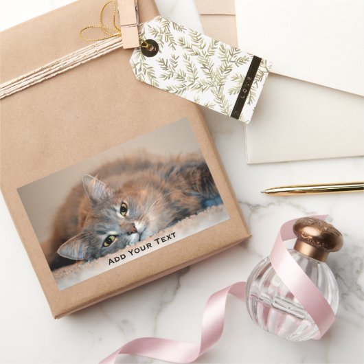 Sticker Rectangulaire Long chapeau bleu russe par Shirley Taylor (Cadeaux)