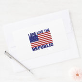 Sticker Rectangulaire Long Live (Enveloppe)