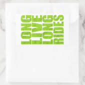 Sticker Rectangulaire Long Live Long Rides (Topo) (Sac)