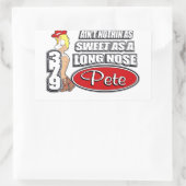 Sticker Rectangulaire Long Nez Pete (Sac)