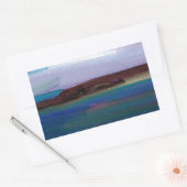 Sticker Rectangulaire Long Sands Sea View (Enveloppe)