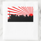 Sticker Rectangulaire Long temps d'amour (Sac)