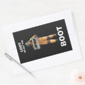 Sticker Rectangulaire LOOT OR GET BOOT - Lthal Company decal (Enveloppe)