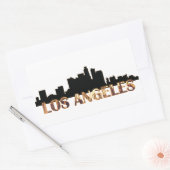 Sticker Rectangulaire Los Angeles (Enveloppe)