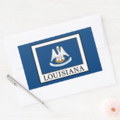 Sticker Rectangulaire Louisiane (Enveloppe)