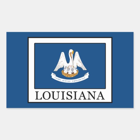 Sticker Rectangulaire Louisiane (Devant)