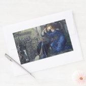 Sticker Rectangulaire Love Among the Ruins (par Edward Burne-Jones) (Enveloppe)