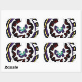 Sticker Rectangulaire Love Hakuna Matata beaux cadeaux (Feuille)