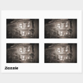 Sticker Rectangulaire love mailboxes : je vous coeur (Feuille)