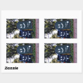 Sticker Rectangulaire love mailboxes : vous m'avez manqué (Feuille)