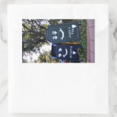 Sticker Rectangulaire love mailboxes : vous m'avez manqué (Sac)