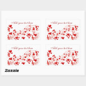 Sticker Rectangulaire Love Notes_ (Feuille)