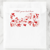 Sticker Rectangulaire Love Notes_ (Sac)