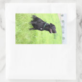 Sticker Rectangulaire LR - laboratoire noir (Sac)