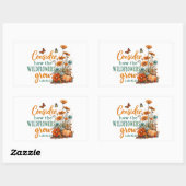 Sticker Rectangulaire Luc 12:27 (Feuille)