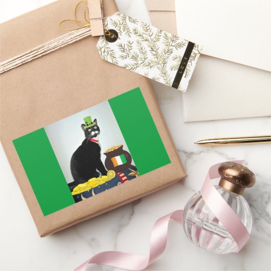 Sticker Rectangulaire Lucky Irish (Cadeaux)