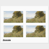 Sticker Rectangulaire Ludvig Kabell - Jour d'été en mer (Feuille)