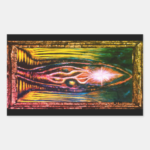Sticker Rectangulaire Lumière céleste