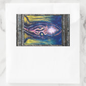 Sticker Rectangulaire Lumière céleste (Sac)